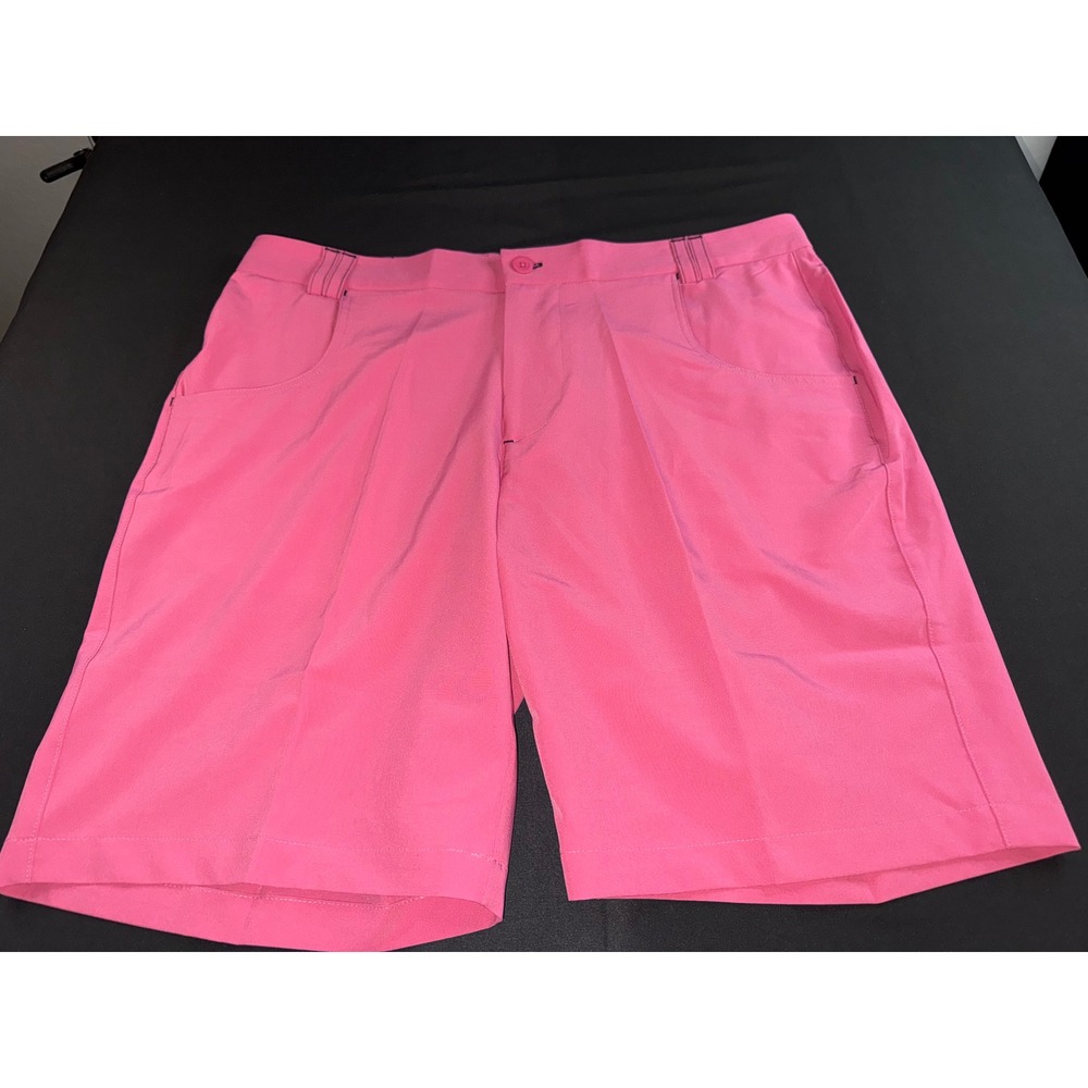 2GG Apparel Mens Golf Shorts Pink Performance Technical Size‎ 36 NWT